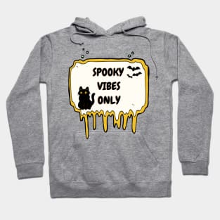 Spooky Vibes Only Cat Halloween Hoodie